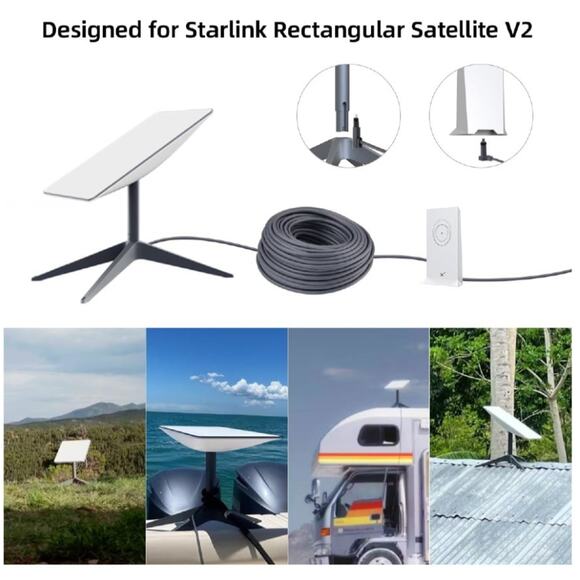 XTAR 150 FT Starlink Satellite Replacement Cable - Waterproof Extension for Star - Picture 2 of 6